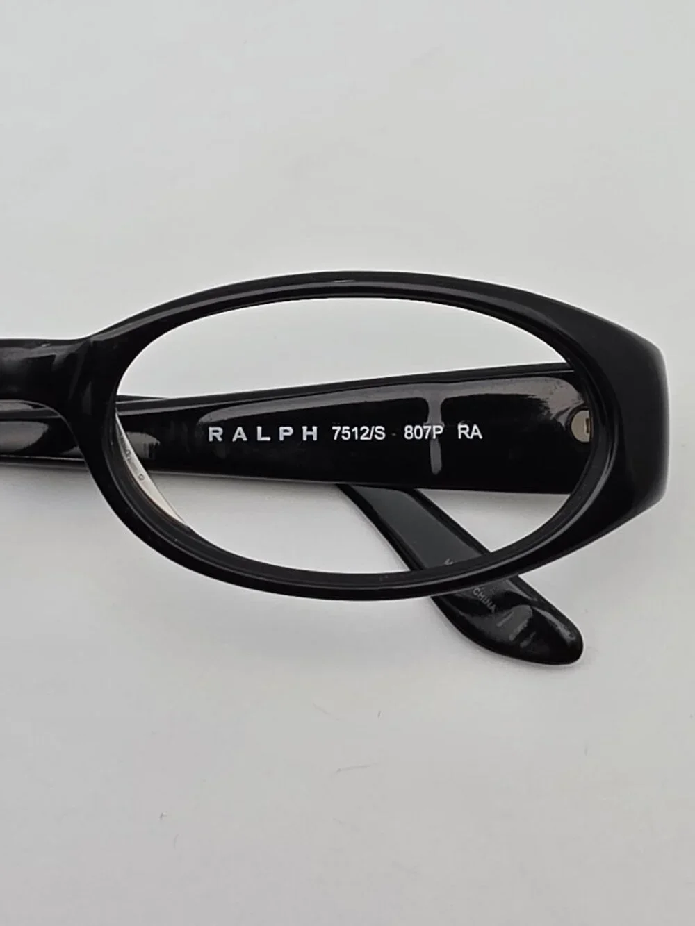 Ralph by Ralph Lauren 7512/S 807P RA Black Sunglasses Frame w/ Case 51-18-130